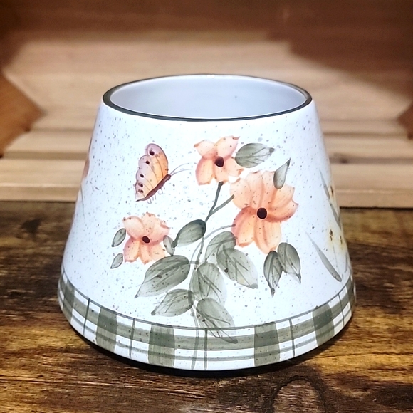 Home Interiors Accents Home Interiors Ceramic Candle Top Lamp Shade